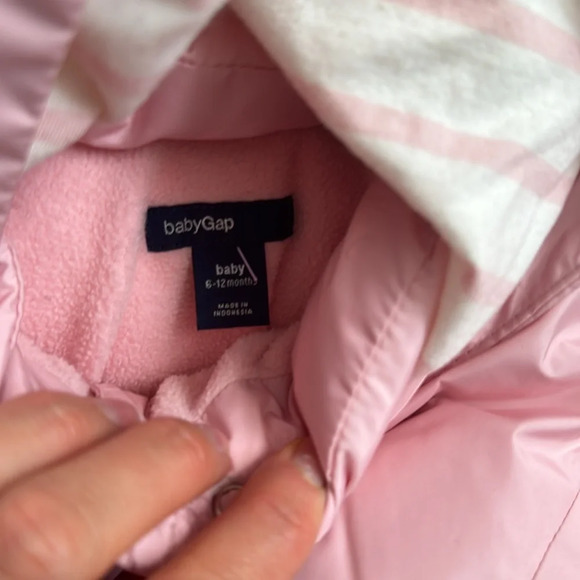 Baby gap winter parka with bow - Picture 6 of 7